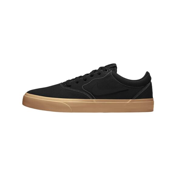 NWT Nike Men's SB Charge Solarsoft Canvas Skate Shoes Black/Gum | Size 9.5 - Picture 4 of 6